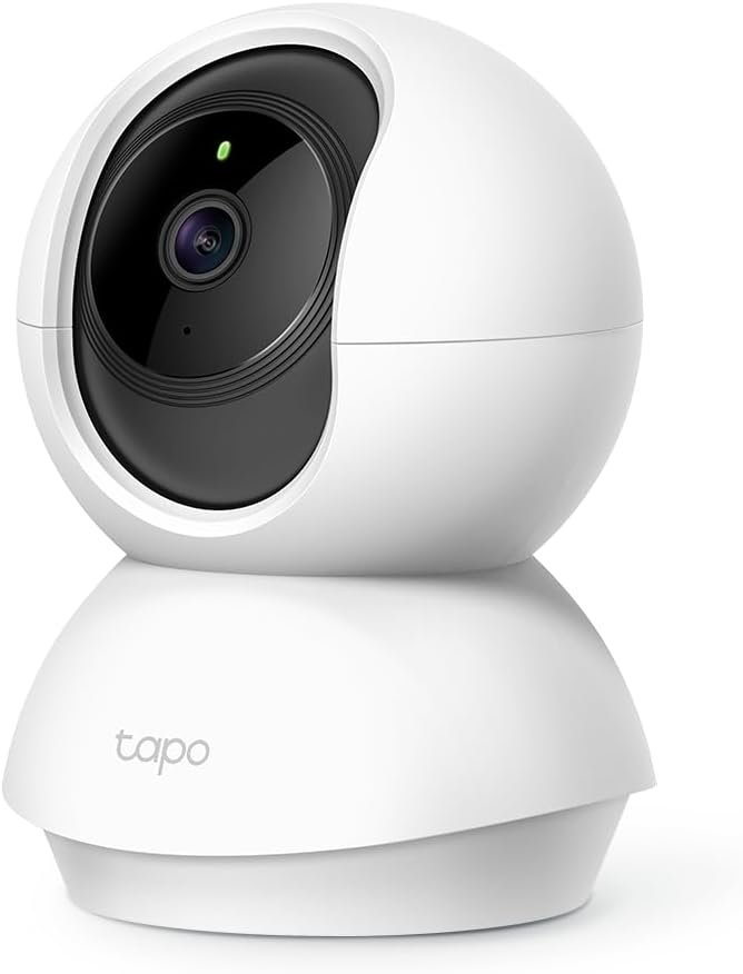 Tapo TP-Link Pan/Tilt Security Camera for Baby Monitor, Pet Camera w/Motion Detection, 1080P, 2-Way Audio, Night Vision, Cloud  SD Card Storage, Works with Alexa  Google Home ( C200)