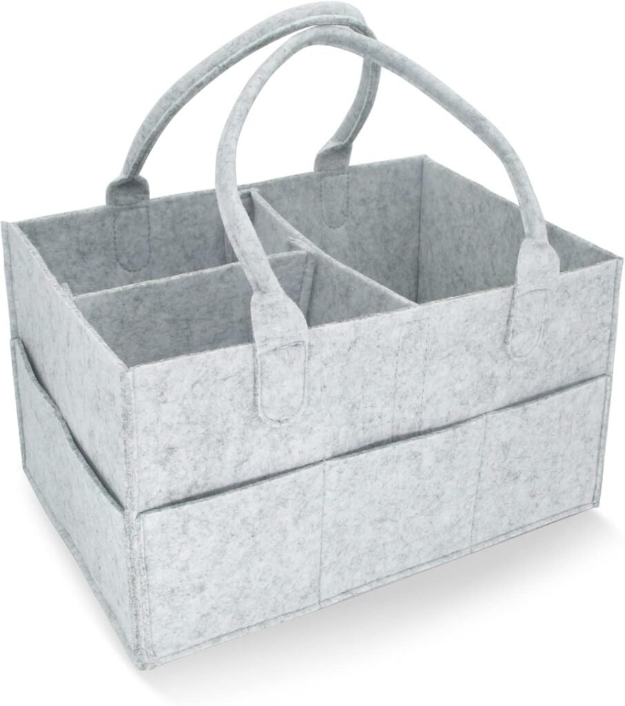 SKY-TOUCH Baby Diaper Caddy Organizer Tote Bag - Nursery Storage Bin for Changing Table | Portable Car Travel Organizer SKY-TOUCH Baby Diaper Caddy Organizer Tote Bag - Nursery Storage Bin for Changing Table | Portable Car Travel Organizer